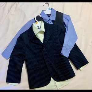 Boys button down, vests and blazer size 5&6